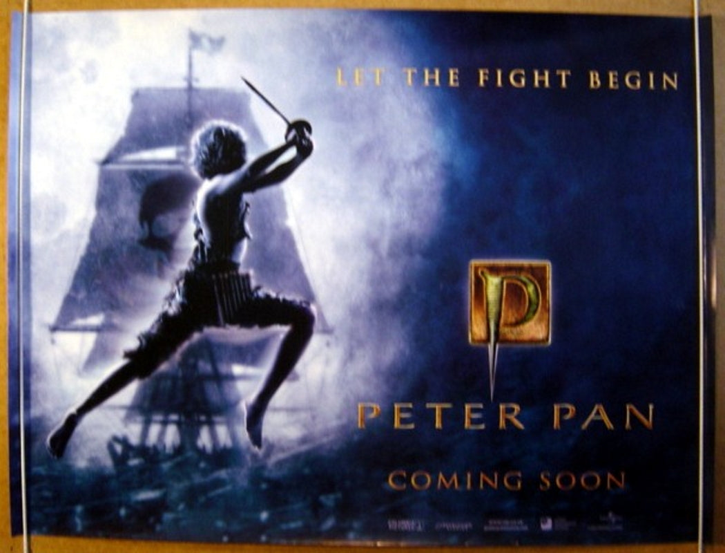 Peter Pan  (Teaser)  Original British Quad Poster - Movie Poster