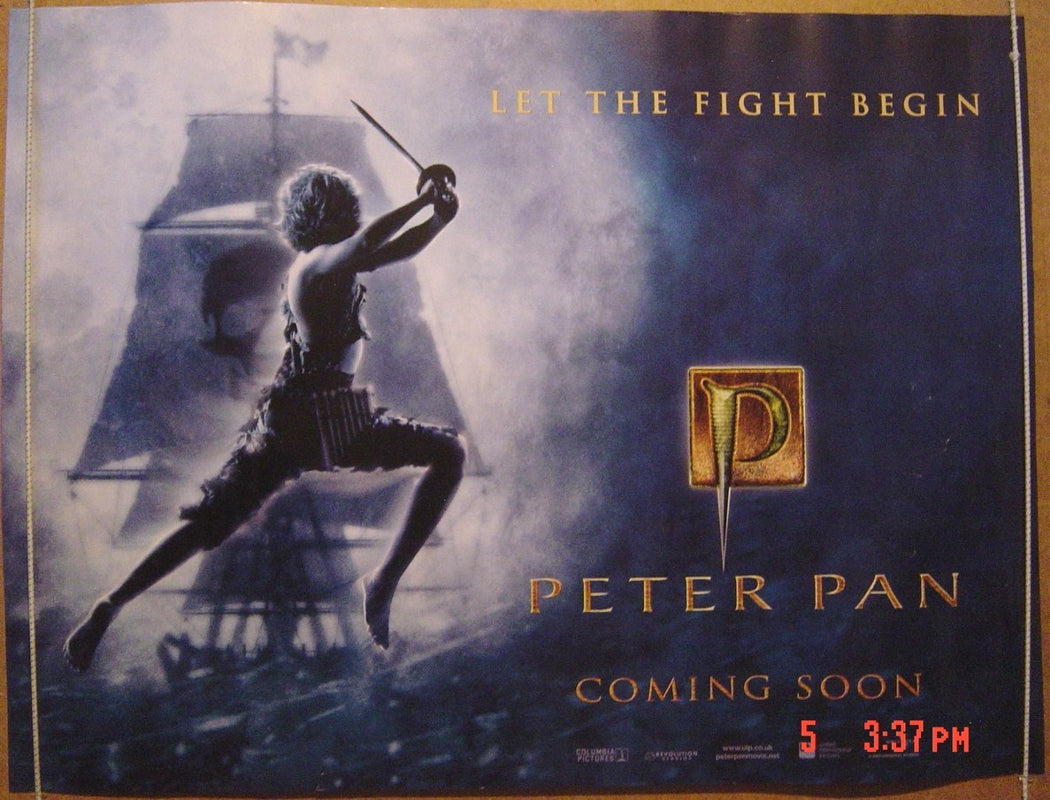 Peter Pan  (Teaser) Original Quad Movie Poster  