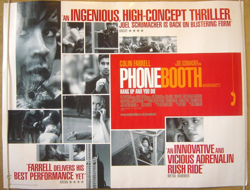 Phone Booth  Original Quad Movie Poster  