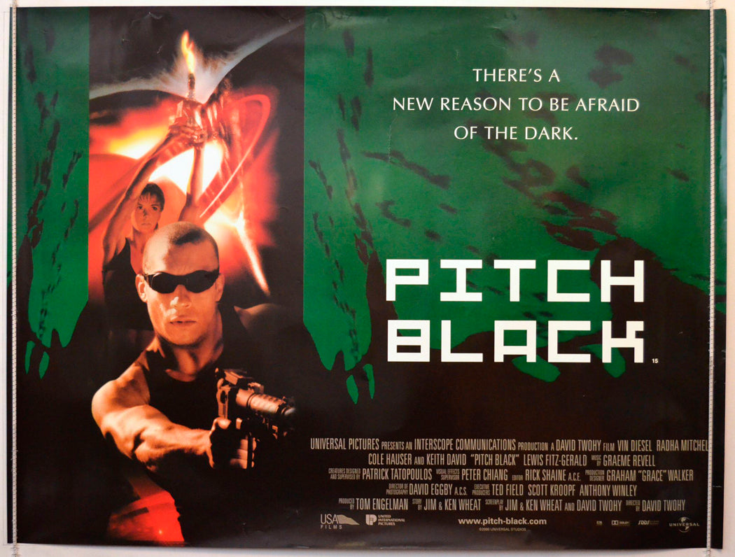 Pitch Black Original British Quad Poster - Movie Poster