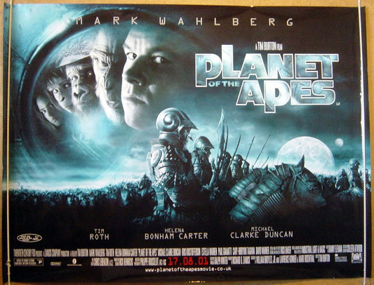 Planet Of The Apes  Original Quad Movie Poster  