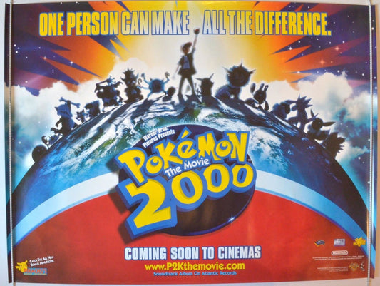 Pokemon 2000   Original British Quad Poster - Movie Poster