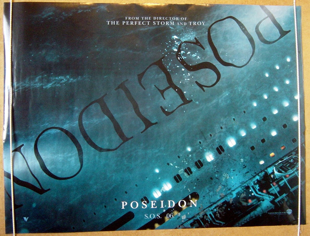 Poseidon  (Teaser)  Original Quad Movie Poster  