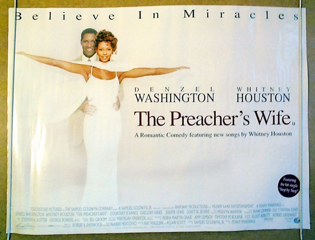 The Preacher's Wife  Original Quad Movie Poster  