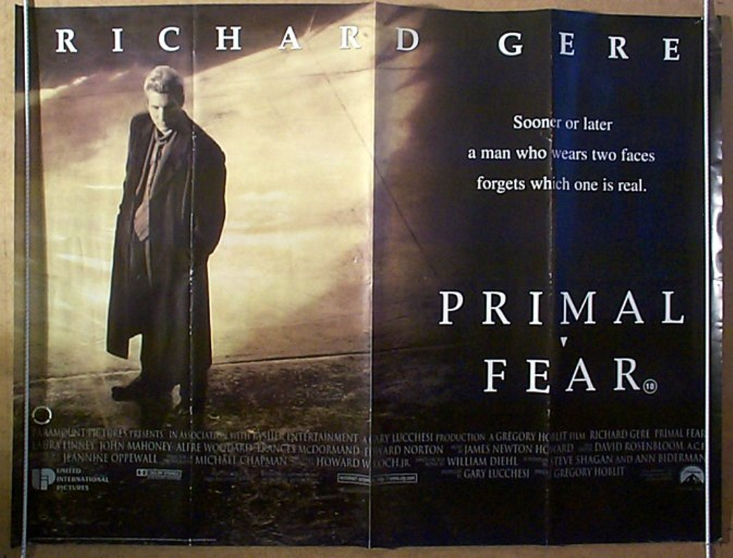 Primal Fear  Original Quad Movie Poster  