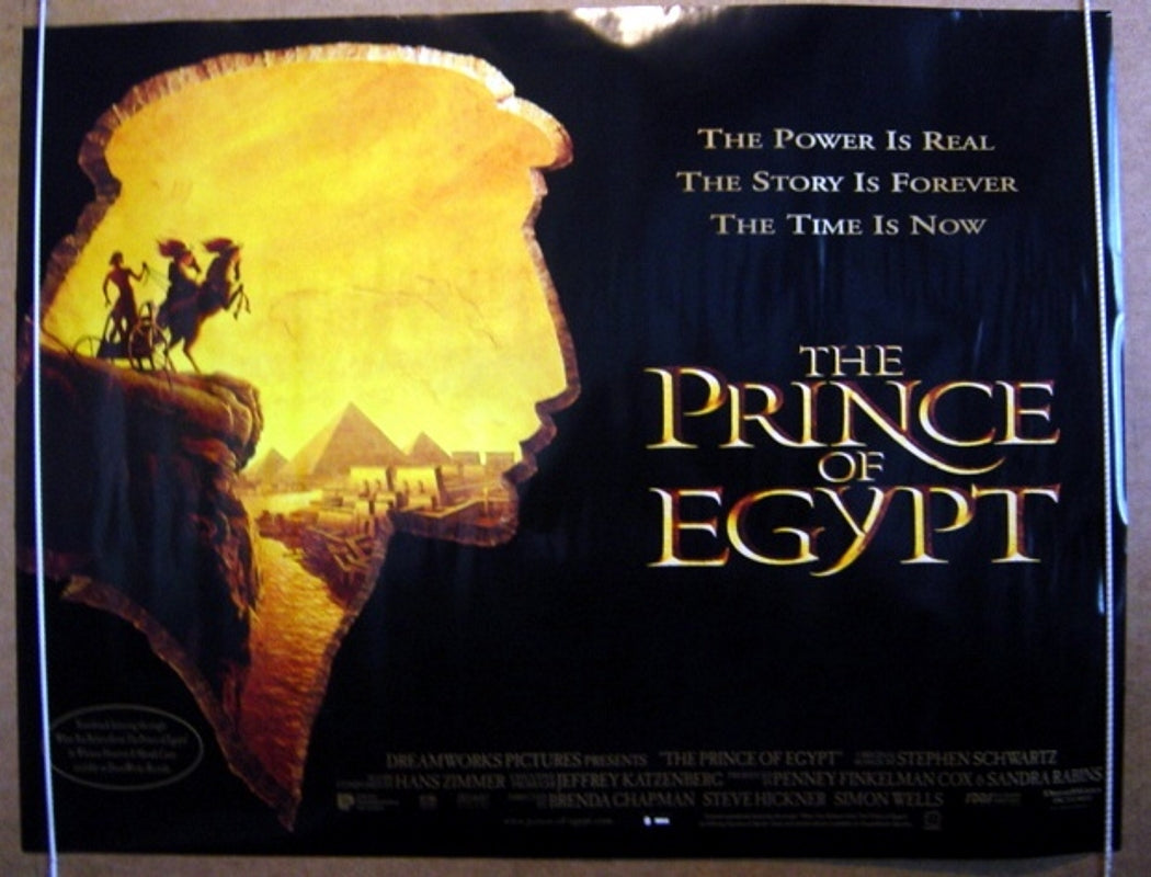 The Prince Of Egypt  Original Quad Movie Poster  