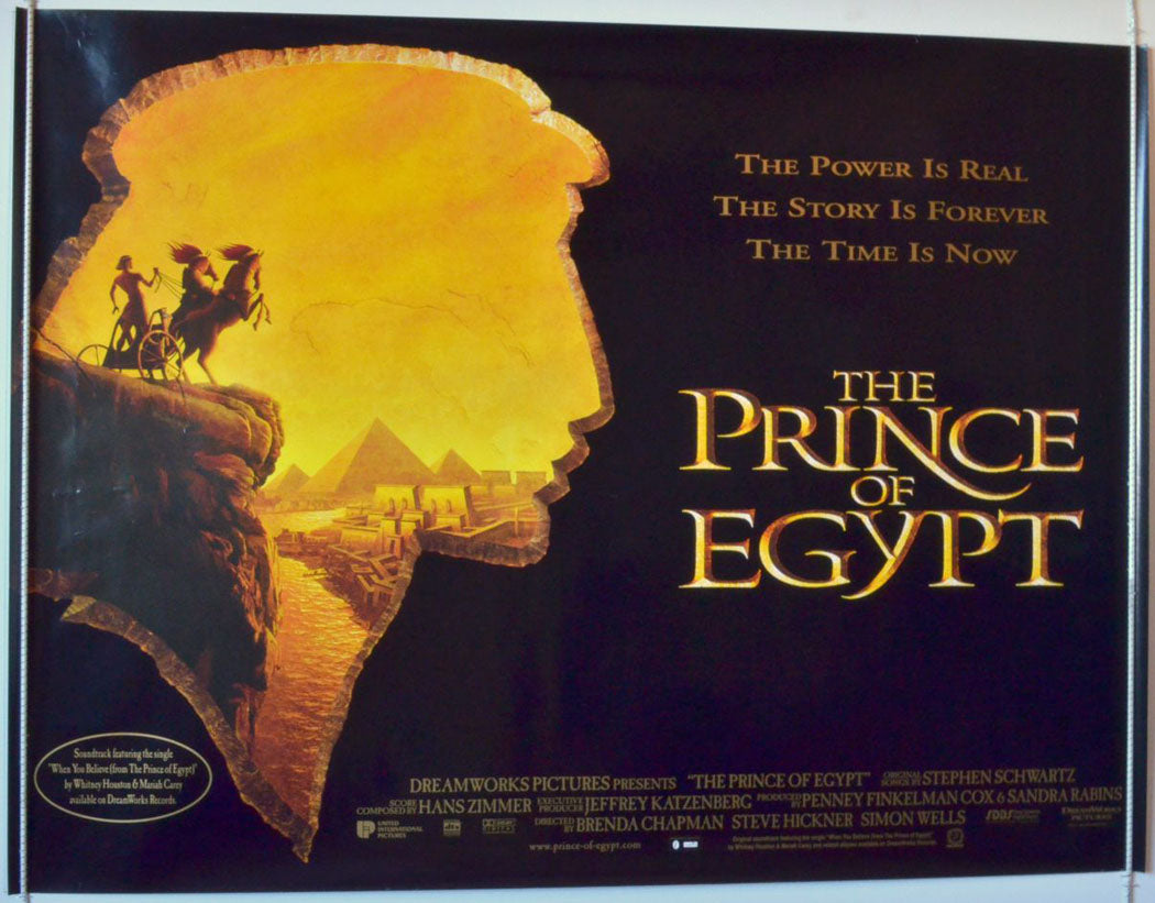 The Prince Of Egypt   Original British Quad Poster - Movie Poster