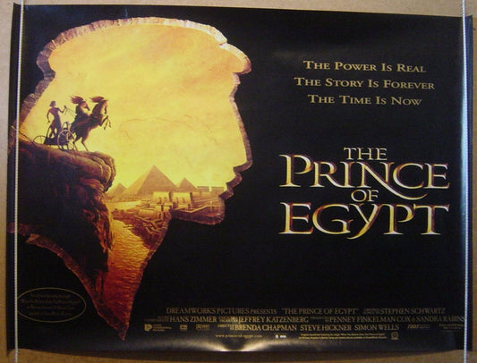 The Prince Of Egypt  (Teaser)  Original Quad Movie Poster  