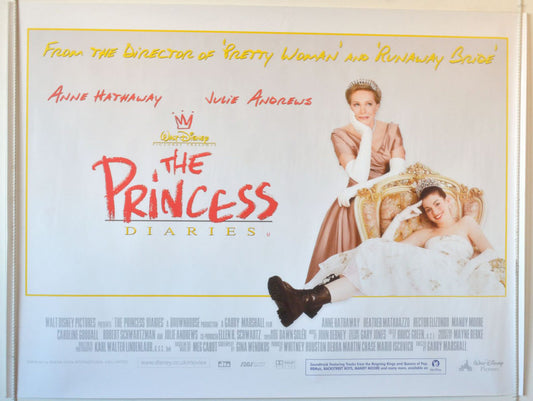 The Princess Diaries   Original British Quad Poster - Movie Poster