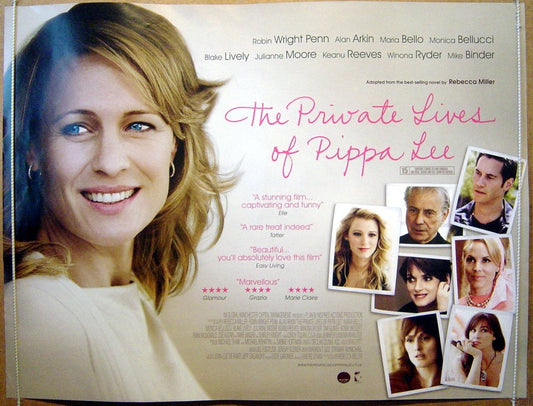 The Private Lives Of Pippa Lee  Original Quad Movie Poster  