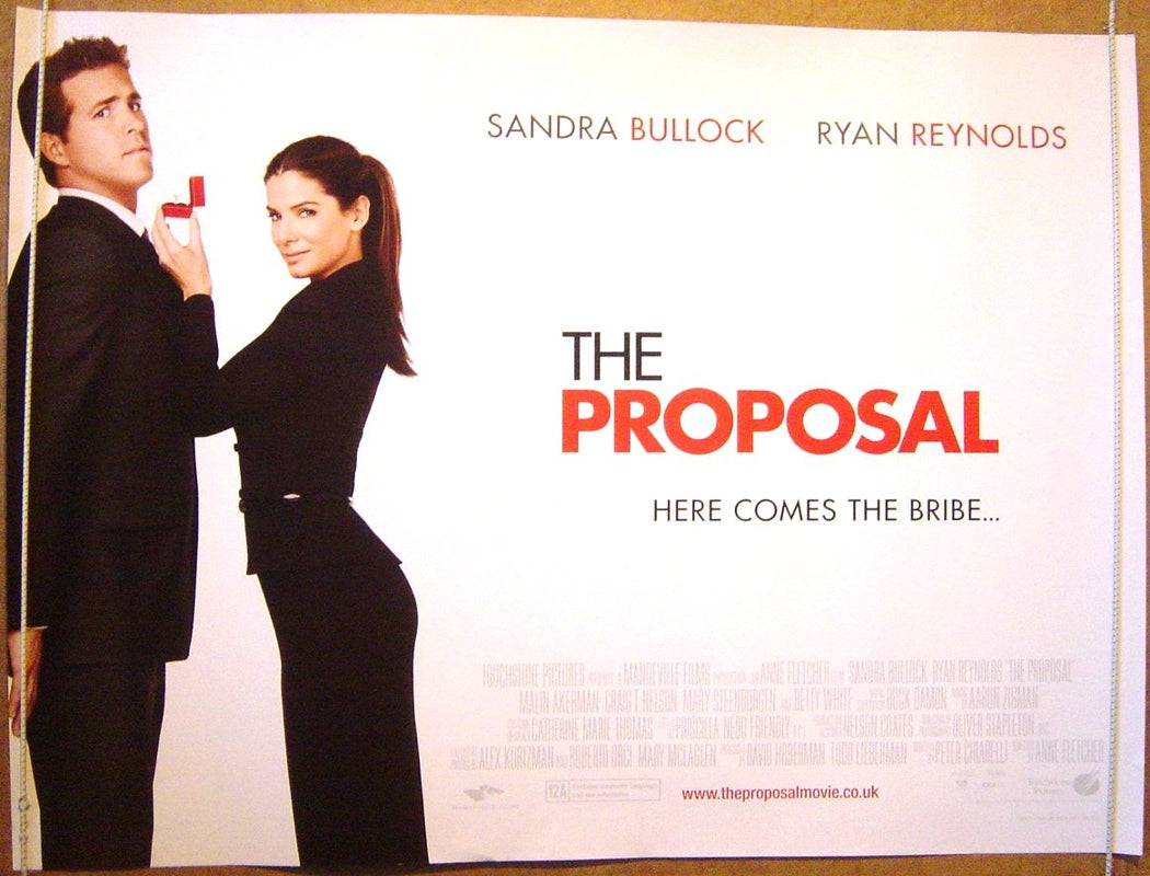 The Proposal  Original Quad Movie Poster  