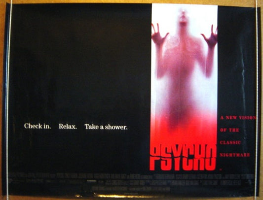 Psycho  Original Quad Movie Poster  