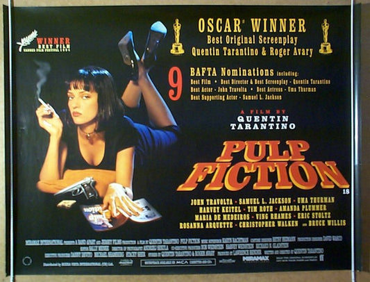 Pulp Fiction Original British Quad Poster - Movie Poster