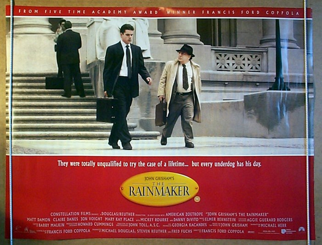 The Rainmaker  Original Quad Movie Poster  