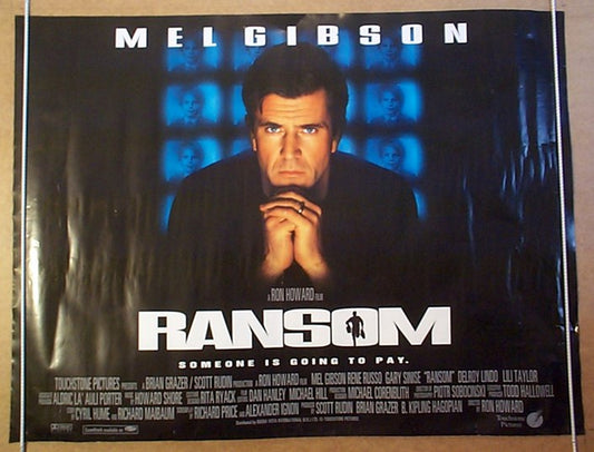 Ransom  Original Quad Movie Poster  