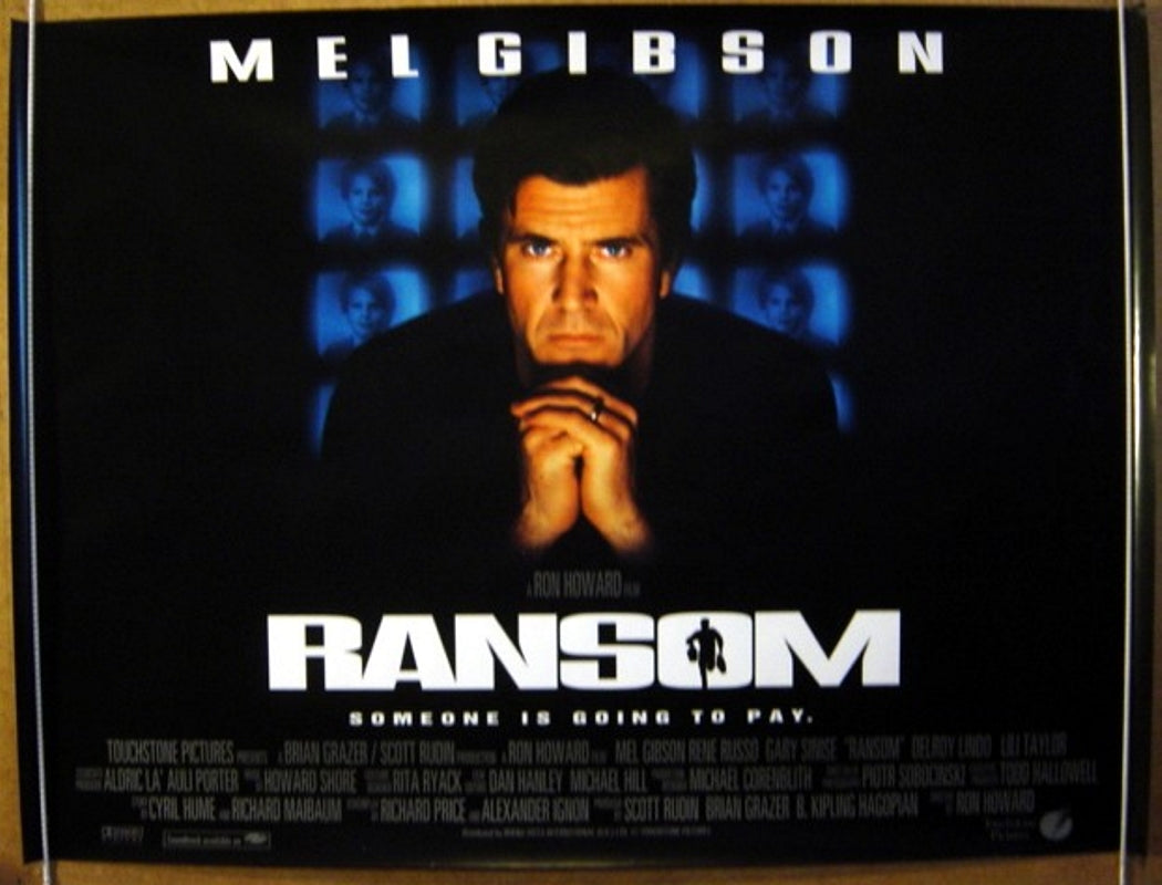 Ransom  Original Quad Movie Poster  