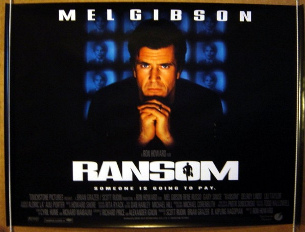 Ransom  Original Quad Movie Poster  