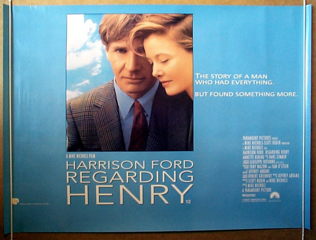 Regarding Henry  Original Quad Movie Poster  