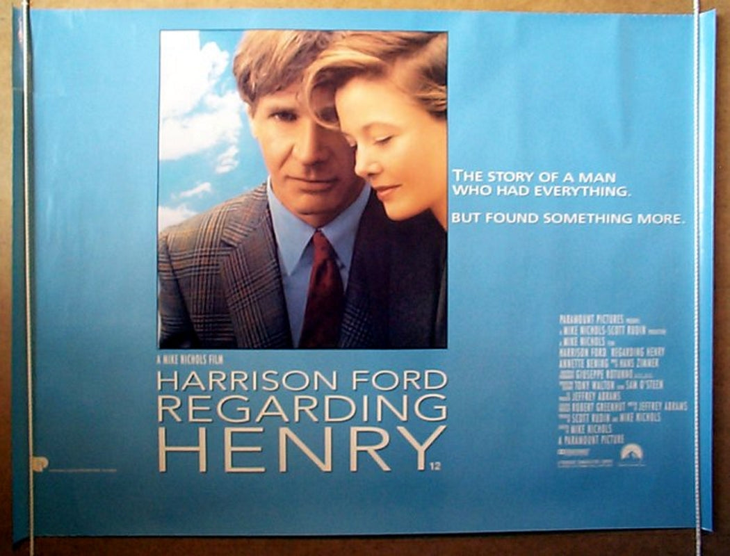 Regarding Henry  Original Quad Movie Poster  