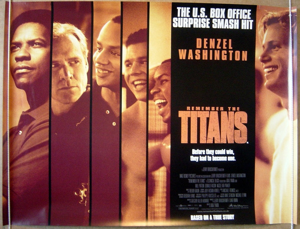 Remember The Titans  Original Quad Movie Poster  