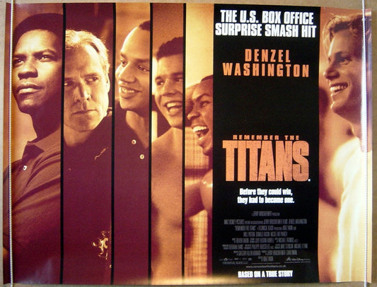 Remember The Titans  Original Quad Movie Poster  