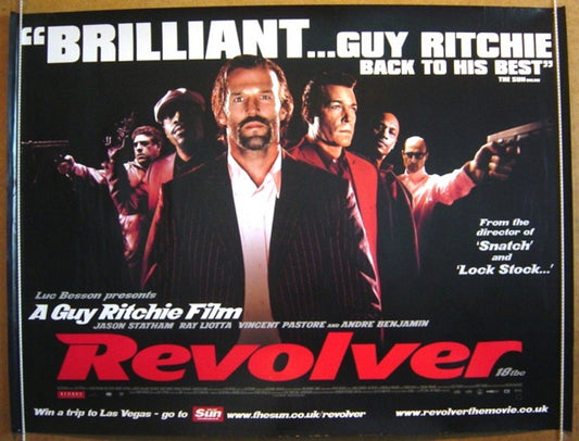 Revolver  Original Quad Movie Poster  