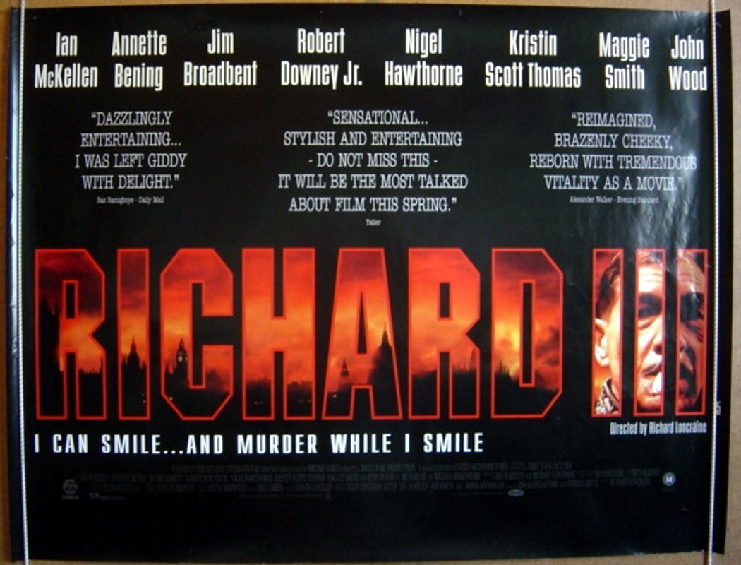 Richard III  Original Quad Movie Poster  