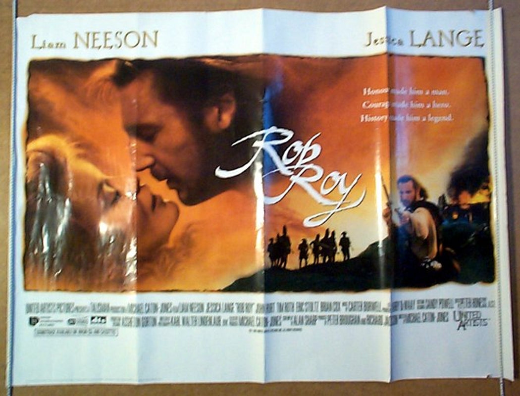 Rob Roy  Original Quad Movie Poster  