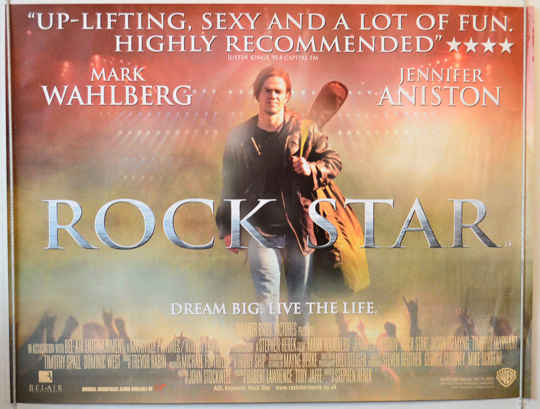 Rock Star Original British Quad Poster - Movie Poster