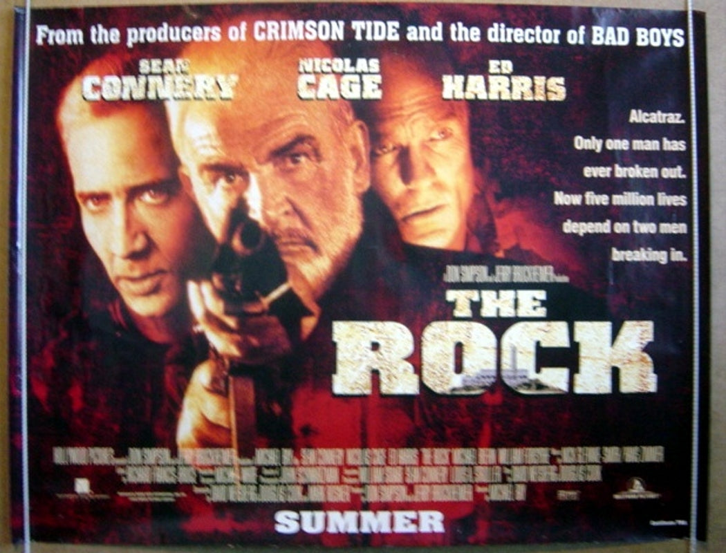 The Rock  Original Quad Movie Poster  