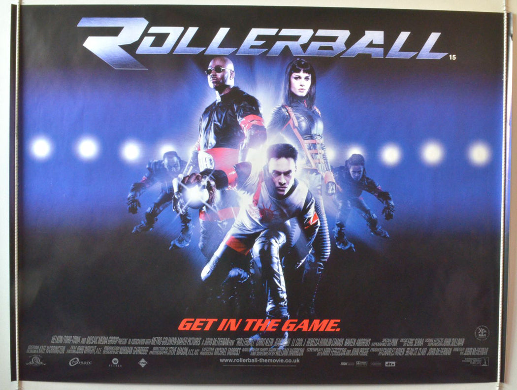 Rollerball   Original British Quad Poster - Movie Poster