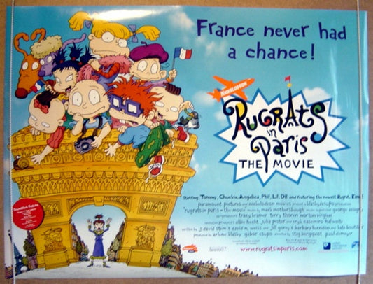 Rugrats In Paris  Original Quad Movie Poster  