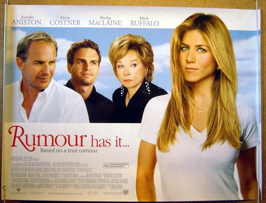 Rumour Has It  Original Quad Movie Poster  