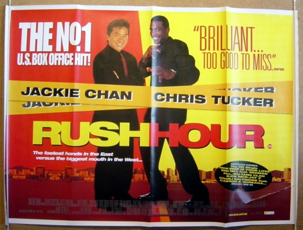 Rush Hour  Original Quad Movie Poster  