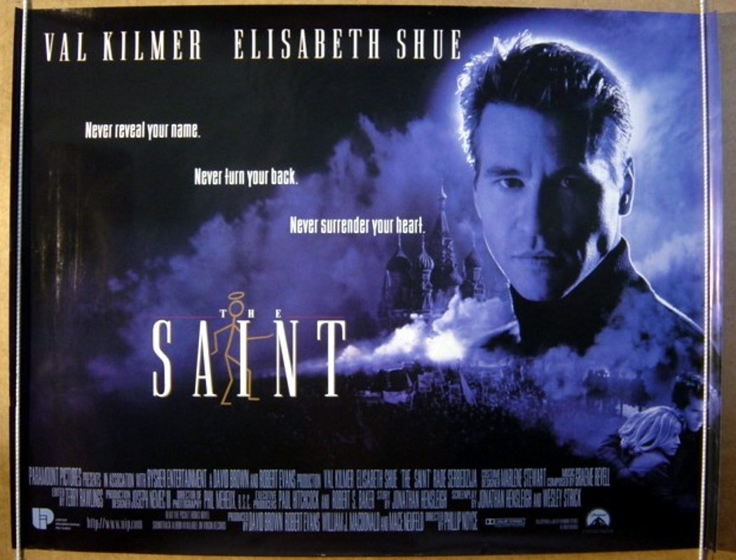 The Saint  Original Quad Movie Poster  