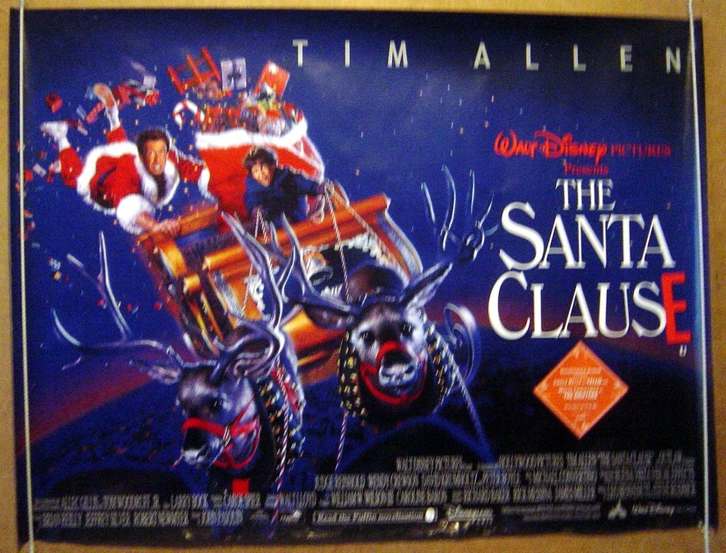 The Santa Clause  Original Quad Movie Poster  