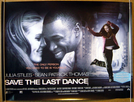 Save The Last Dance  Original Quad Movie Poster  