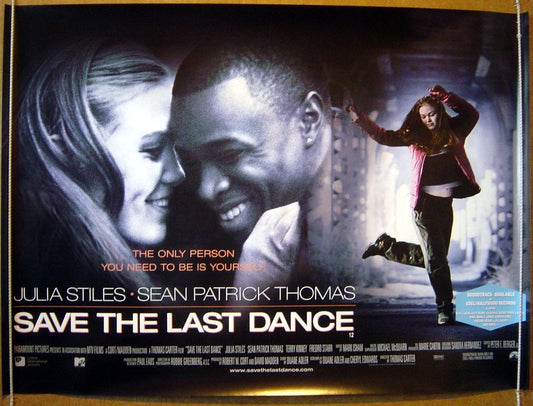 Save The Last Dance  Original Quad Movie Poster  