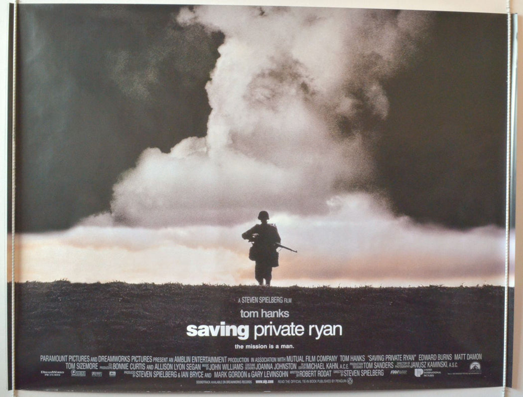 Saving Private Ryan   Original British Quad Poster - Movie Poster 