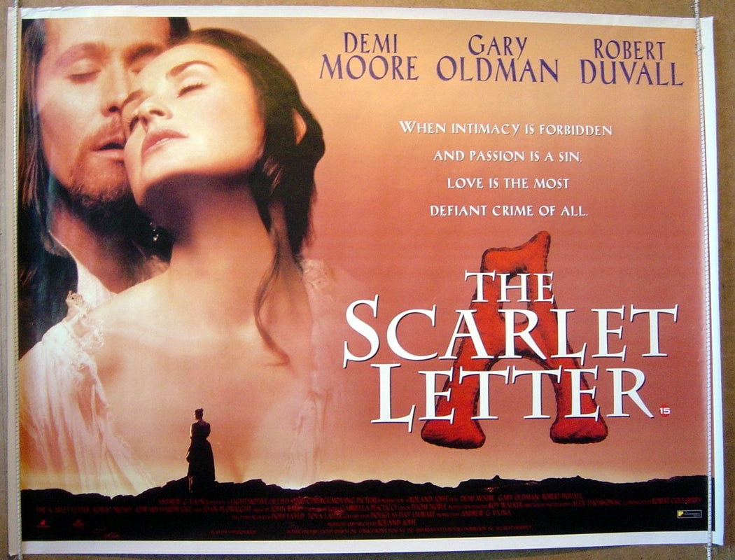 The Scarlet Letter  Original Quad Movie Poster  