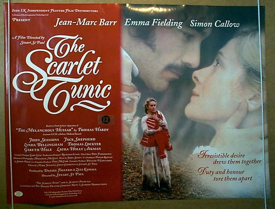 The Scarlet Tunic  Original Quad Movie Poster  