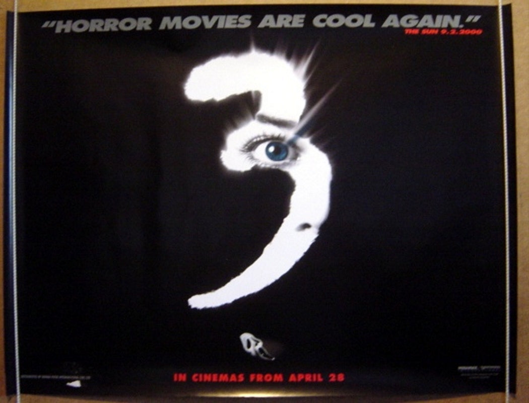 Scream 3  (Teaser)  Original Quad Movie Poster  