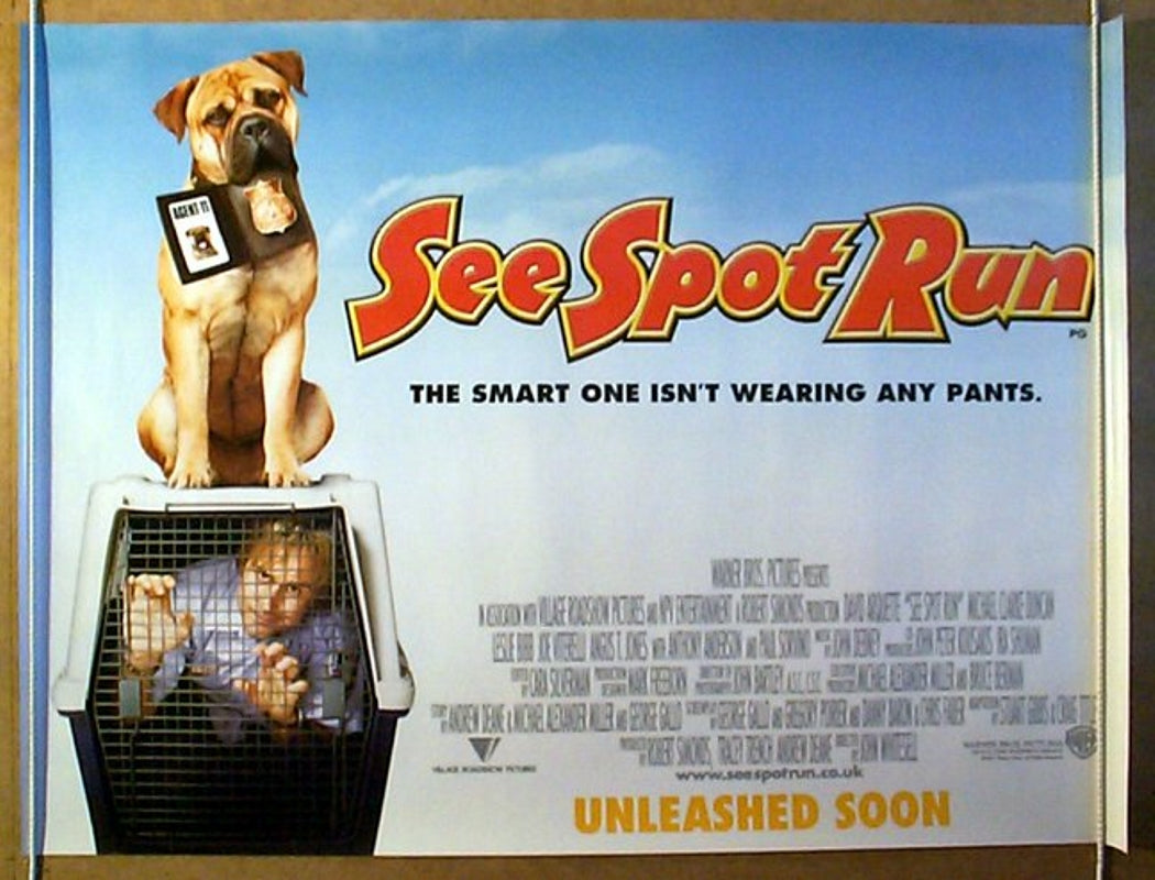 See Spot Run  (Teaser)  Original Quad Movie Poster  