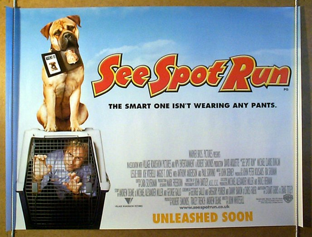 See Spot Run  (Teaser)  Original Quad Movie Poster  