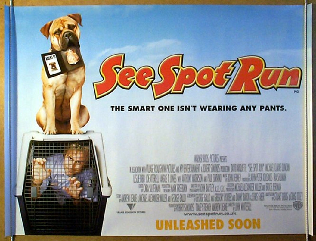 See Spot Run  (Teaser)  Original Quad Movie Poster  