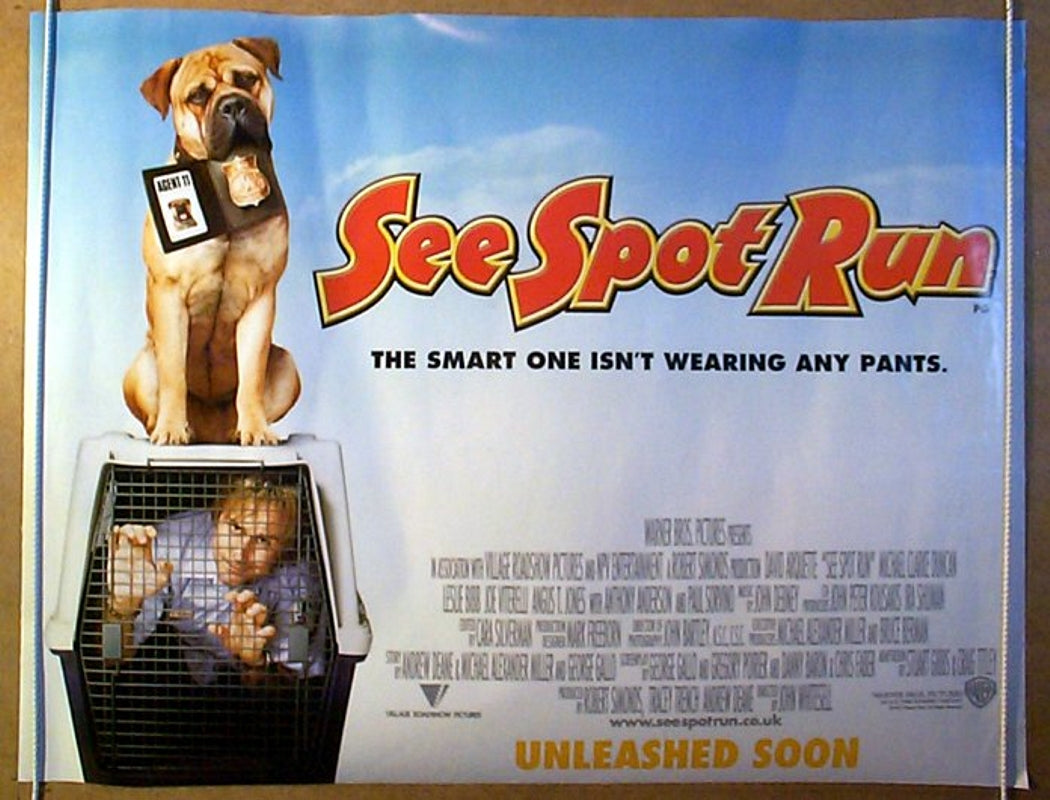 See Spot Run  (Teaser)  Original Quad Movie Poster  