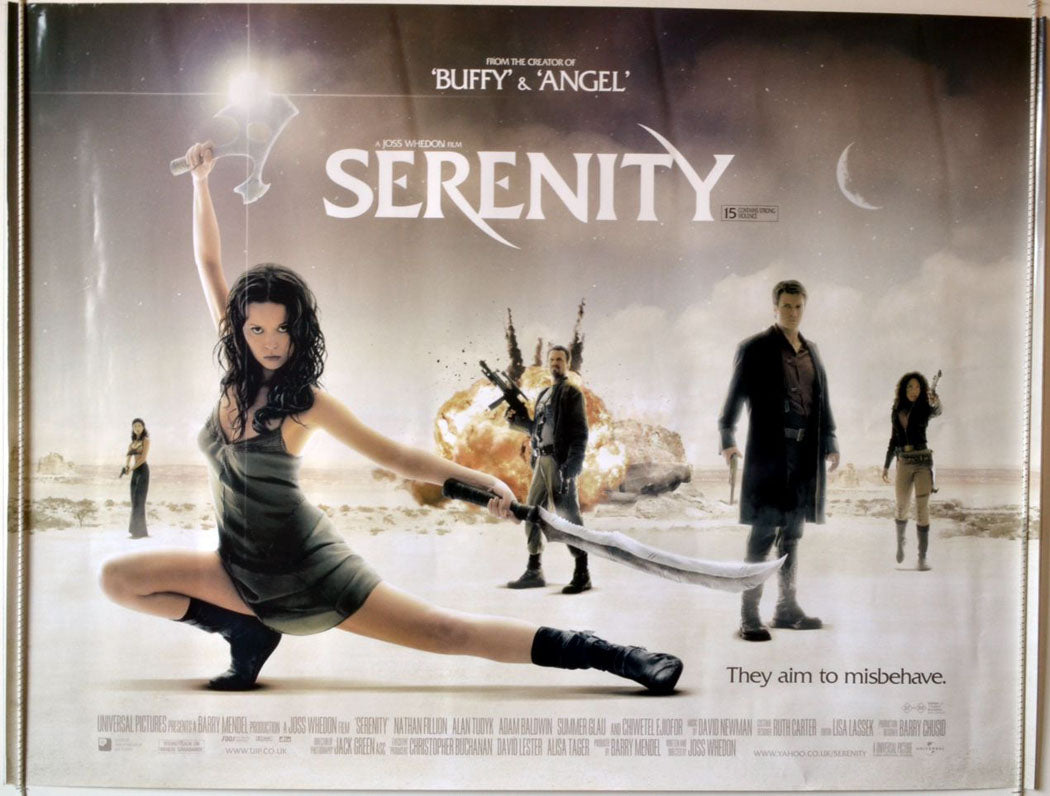 Serenity  Original Quad Movie Poster  