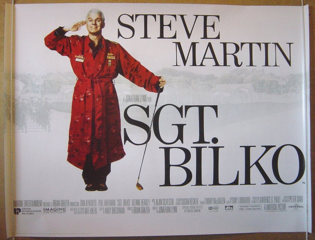 Sgt. Bilko  Original Quad Movie Poster  