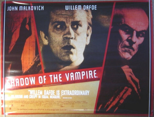 The Shadow Of The Vampire  Original Quad Movie Poster  