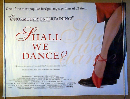 Shall We Dance  Original Quad Movie Poster  